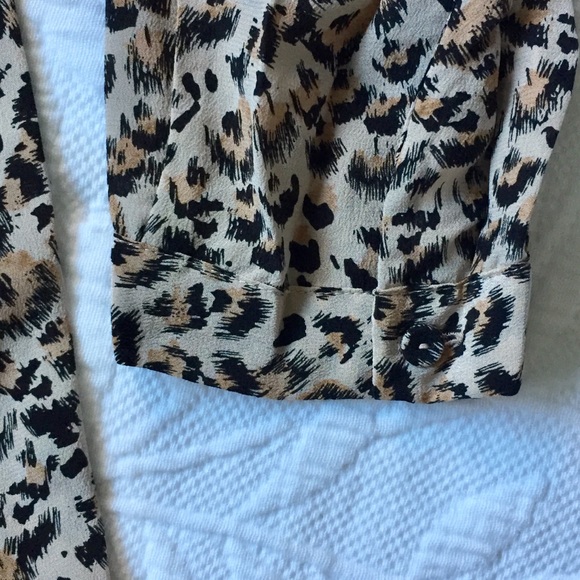 Rebecca Taylor Long Sleeve Leopard Dress - Picture 4 of 8